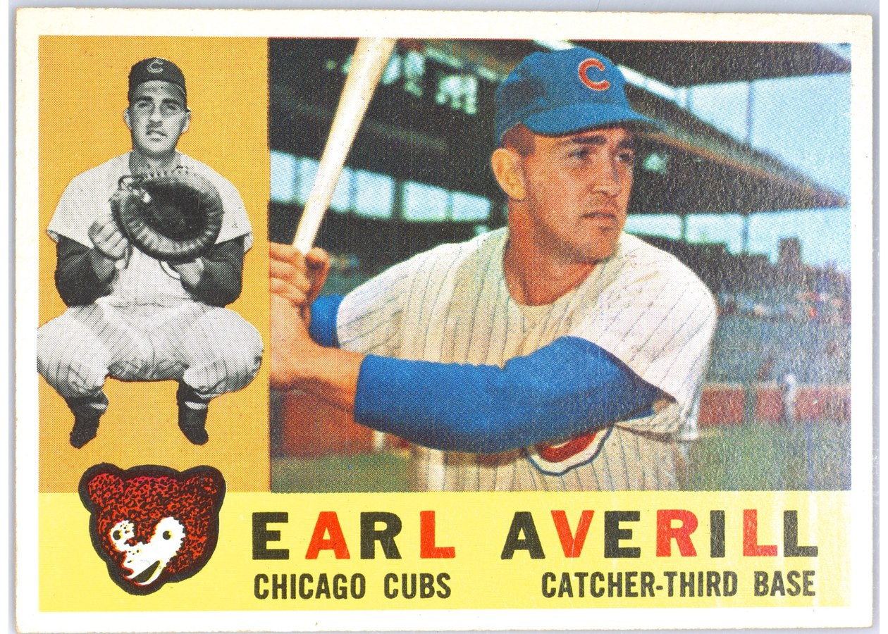 1960 Topps #39 Earl Averill, Chicago Cubs