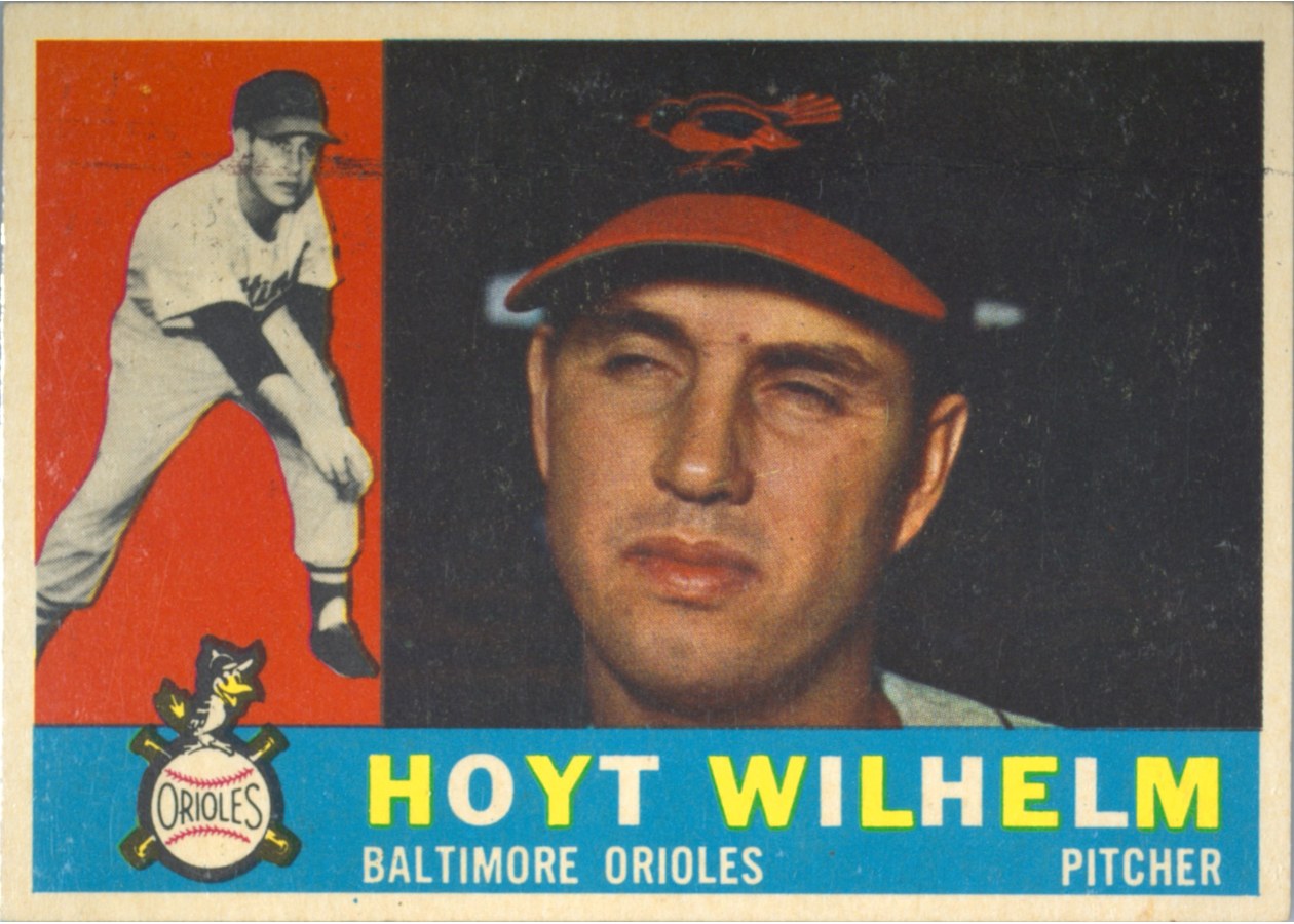 1960 Topps #395 Hoyt Wilhelm, Baltimore Orioles