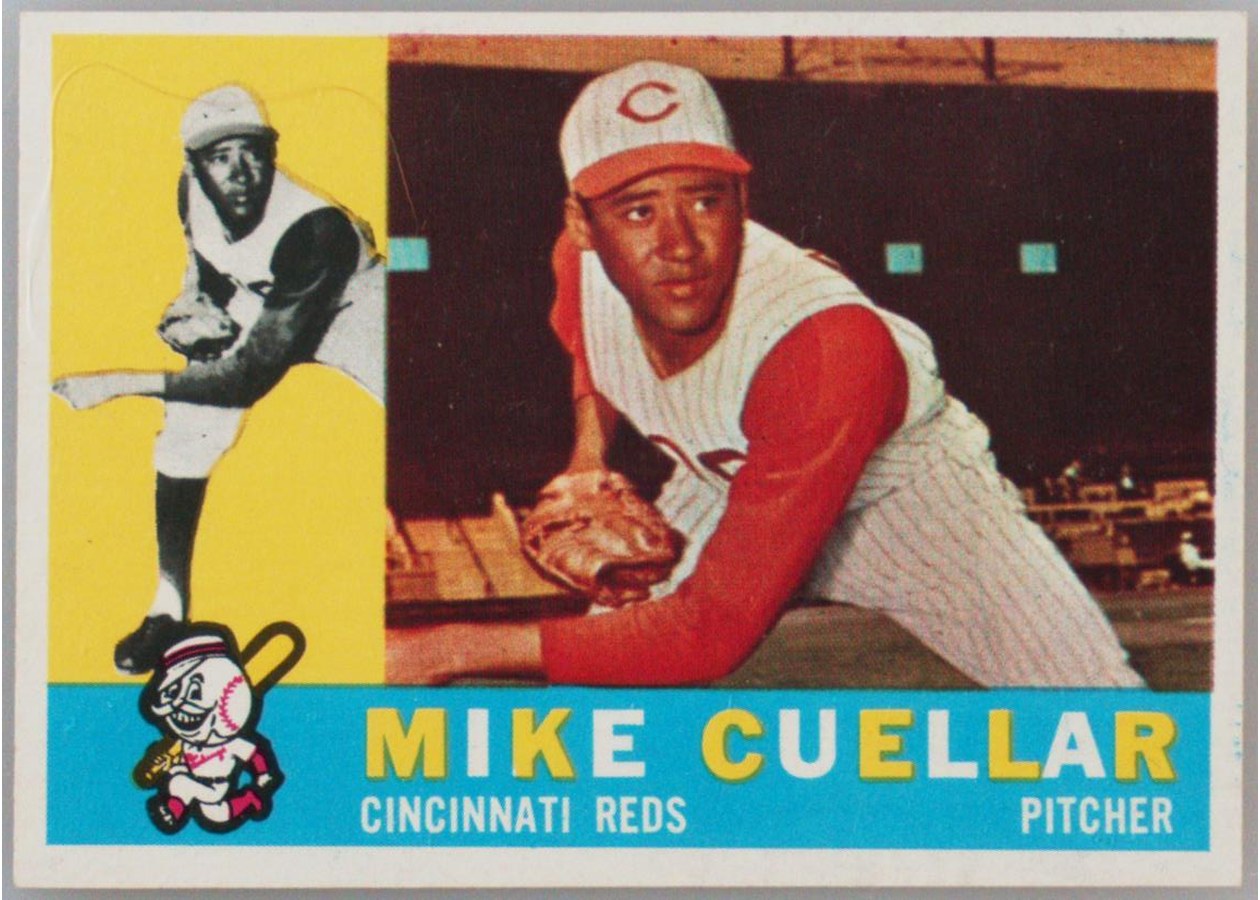 1960 Topps #398 Mike Cuellar, Cincinnati Reds