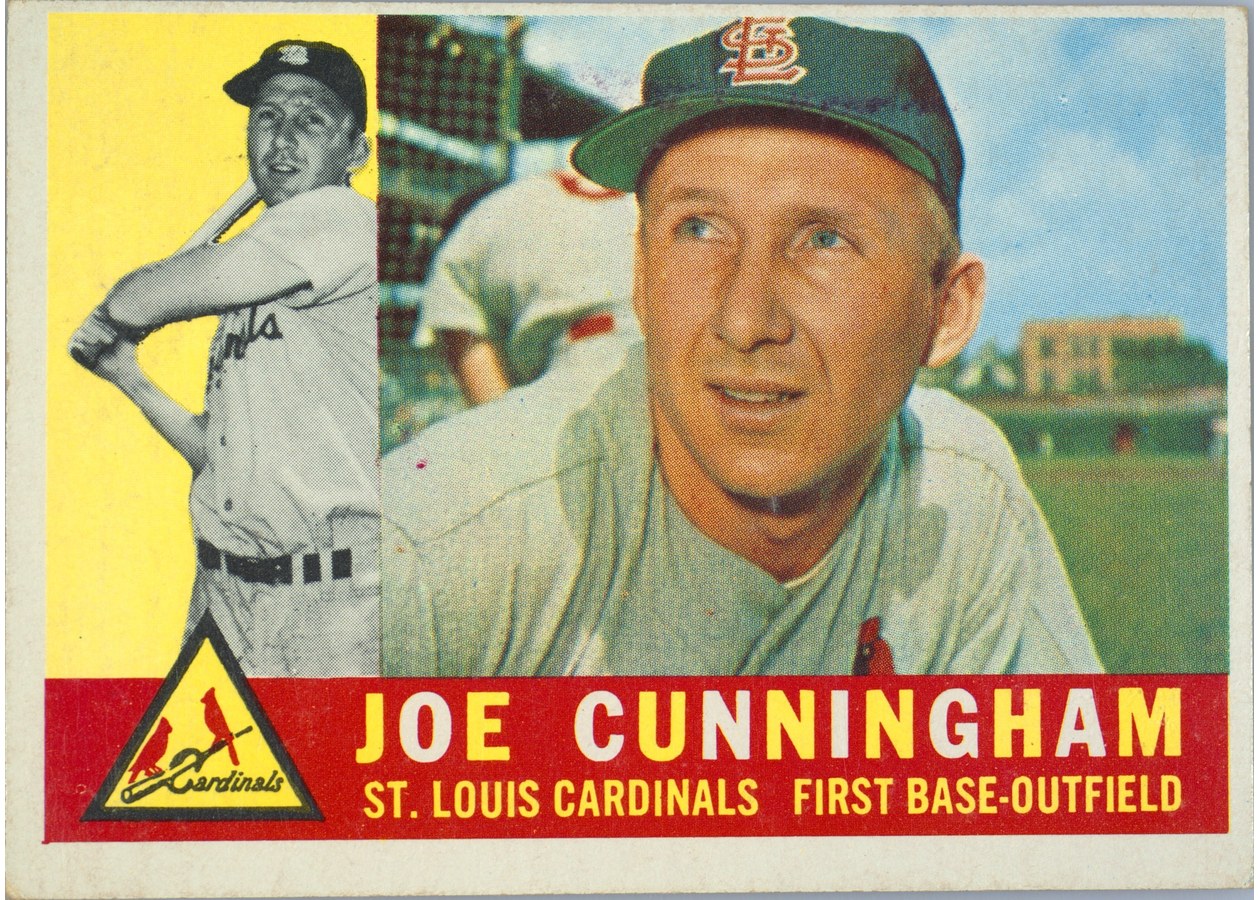 1960 Topps #40 Joe Cunningham, St. Louis Cardinals