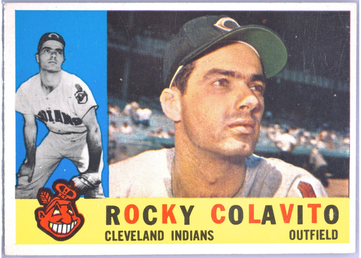 1960 Topps #400 Rocky Colavito, Cleveland Indians