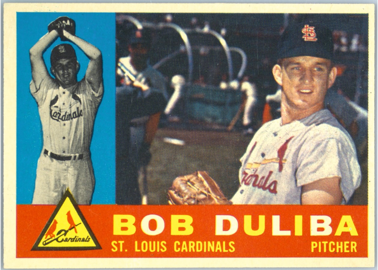 1960 Topps #401 Bob Duliba, St. Louis Cardinals