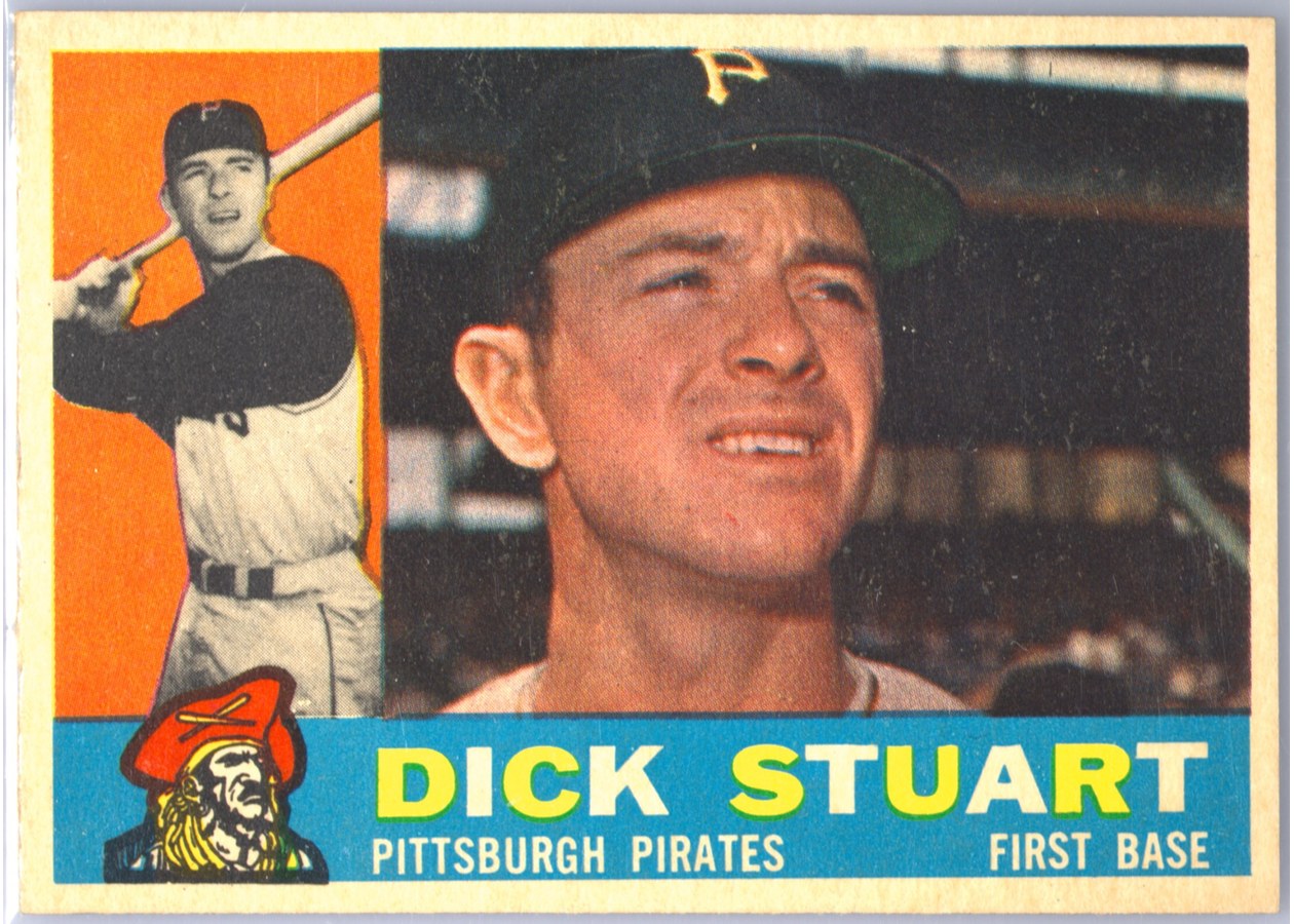 1960 Topps #402 Dick Stuart, Pittsburgh Pirates