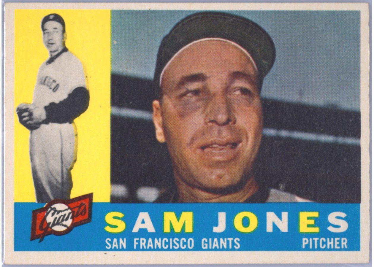 1960 Topps #410 Sam Jones, San Francisco Giants