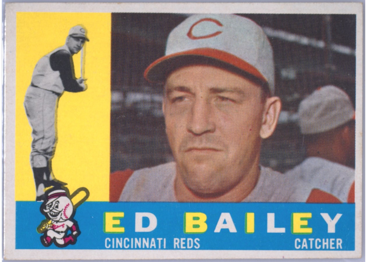 1960 Topps #411 Ed Bailey, Cincinnati Reds