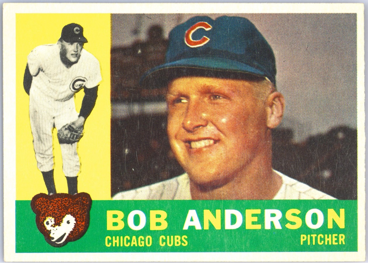 1960 Topps #412 Bob Anderson, Chicago Cubs