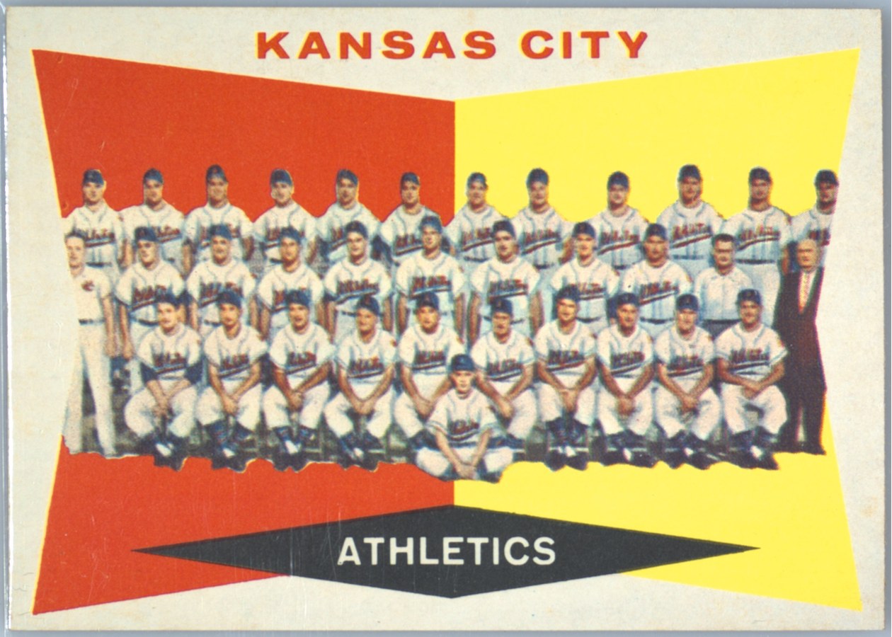 1960 Topps #413 Kansas City Athletics