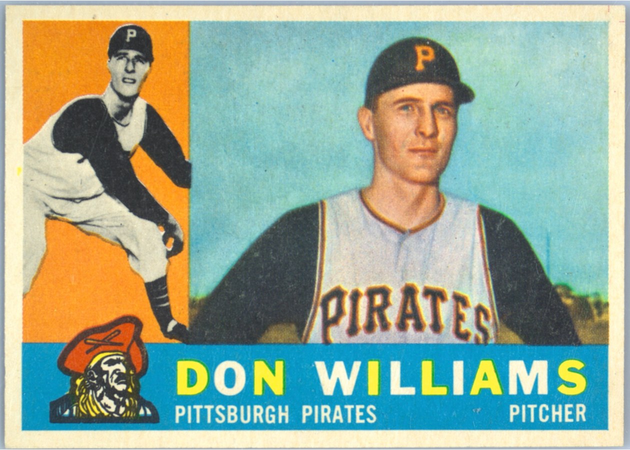 1960 Topps #414 Don Williams, Pittsburgh Pirates
