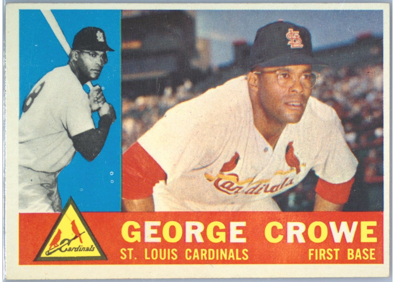 1960 Topps #419 George Crowe, St. Louis Cardinals