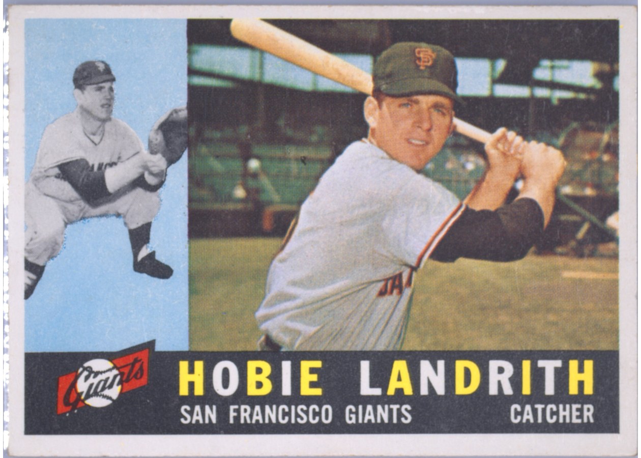 1960 Topps #42 Hobie Landrith, San Francisco Giants