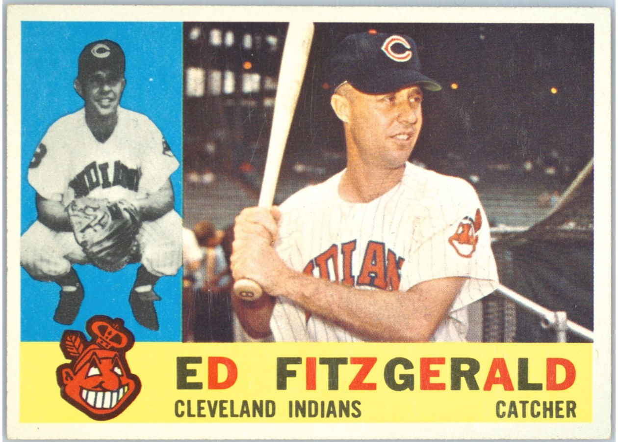 1960 Topps #423 Ed FitzGerald, Cleveland Indians