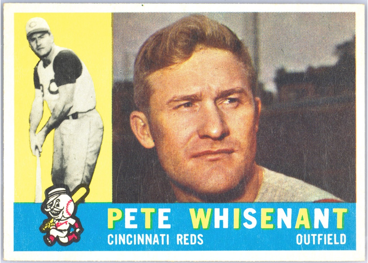 1960 Topps #424 Pete Whisenant, Cincinnati Reds