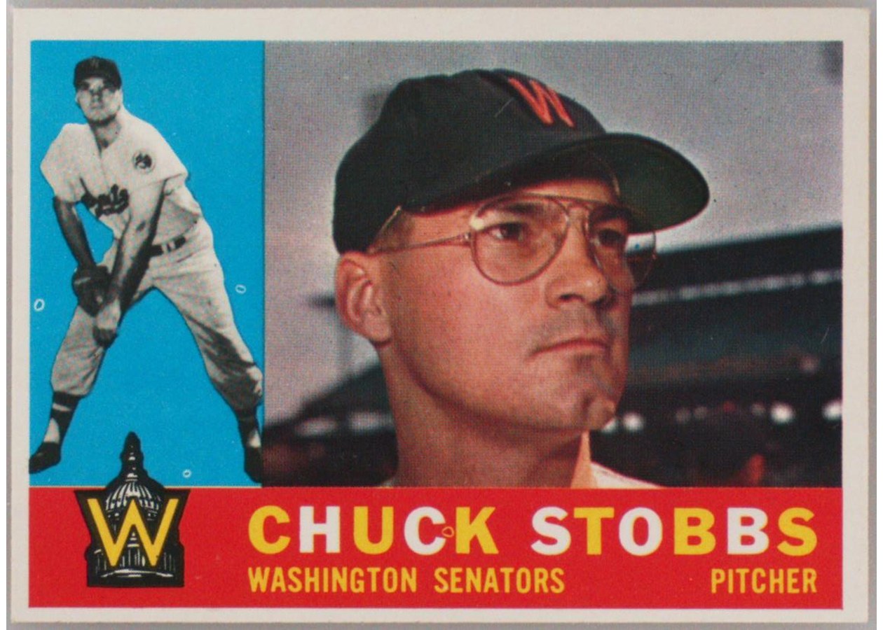 1960 Topps #432 Chuck Stobbs, Washington Senators