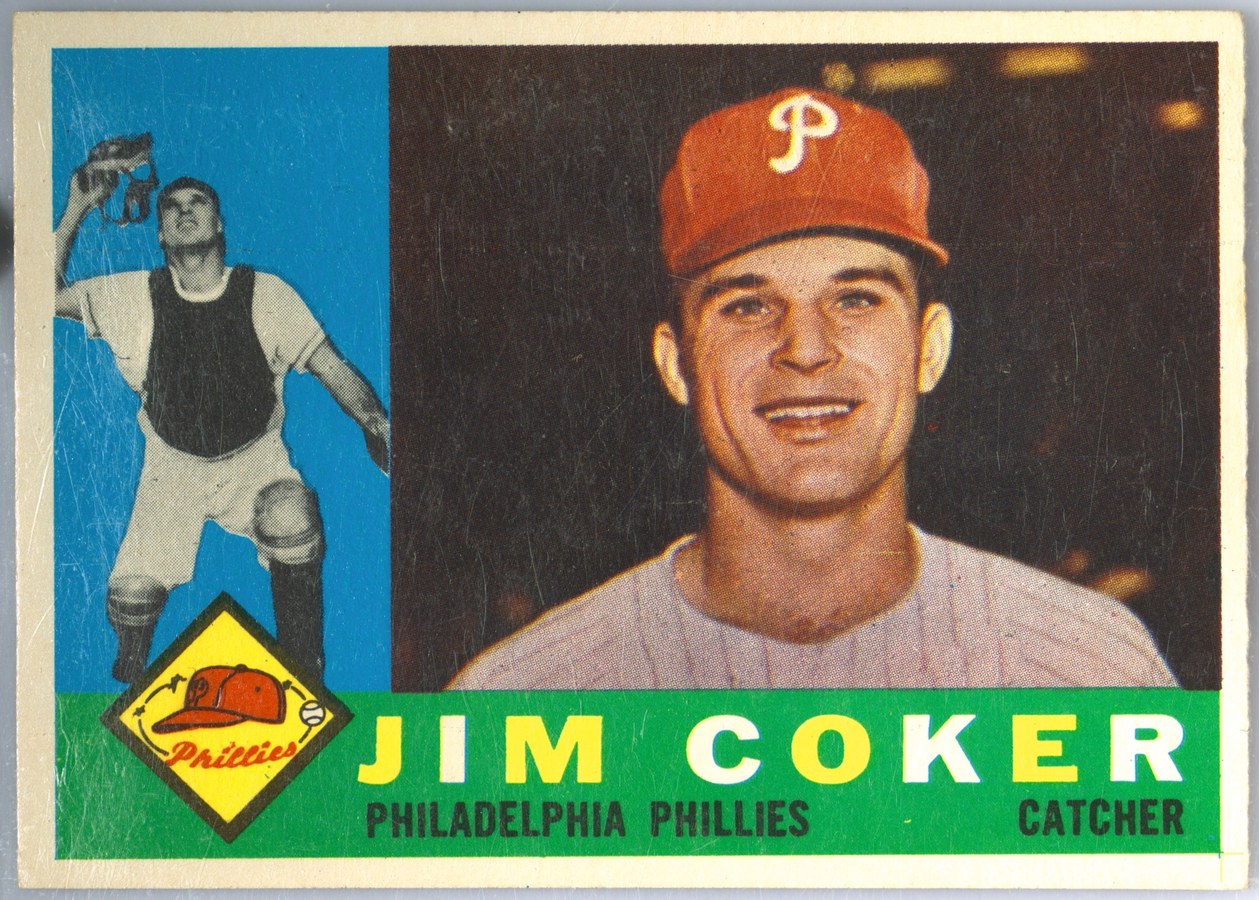 1960 Topps #438 Jim Coker, Philadelphia Phillies