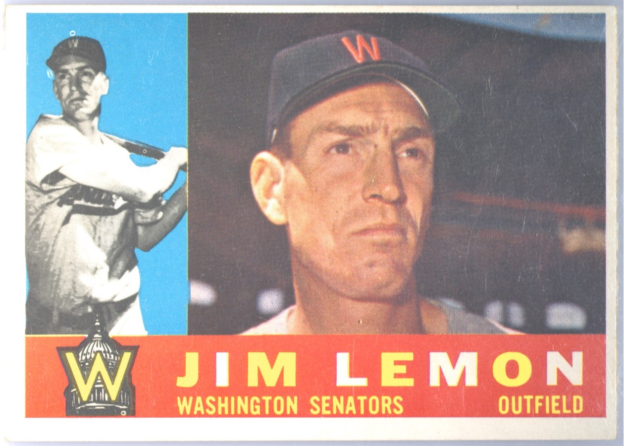 1960 Topps #440 Jim Lemon, Washington Senators