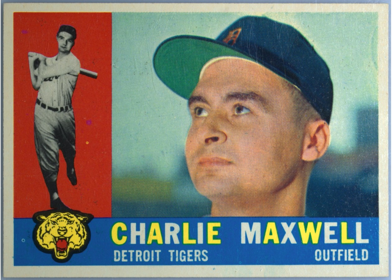 1960 Topps #443 Charlie Maxwell, Detroit Tigers