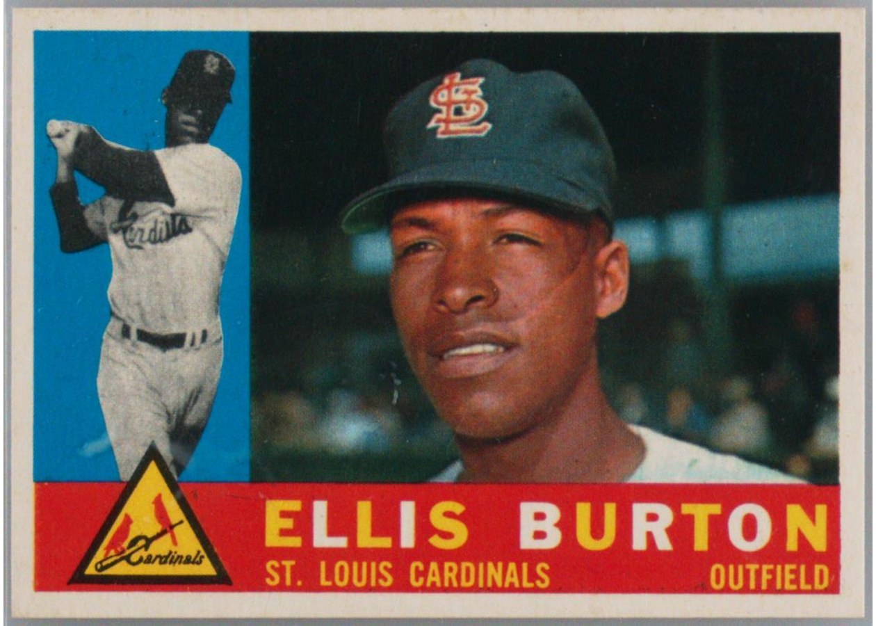 1960 Topps #446 Ellis Burton, St. Louis Cardinals