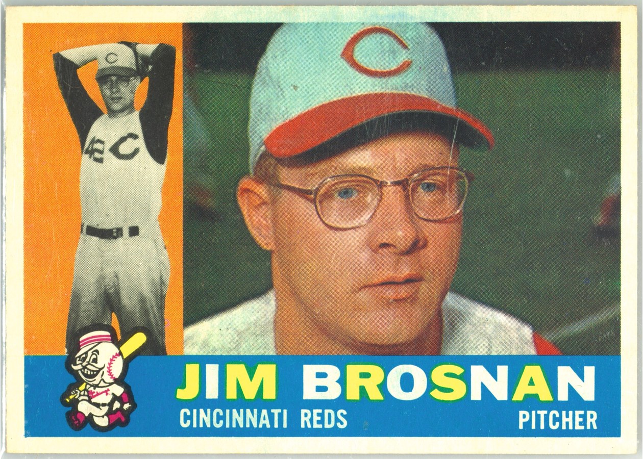 1960 Topps #449 Jim Brosnan, Cincinnati Reds