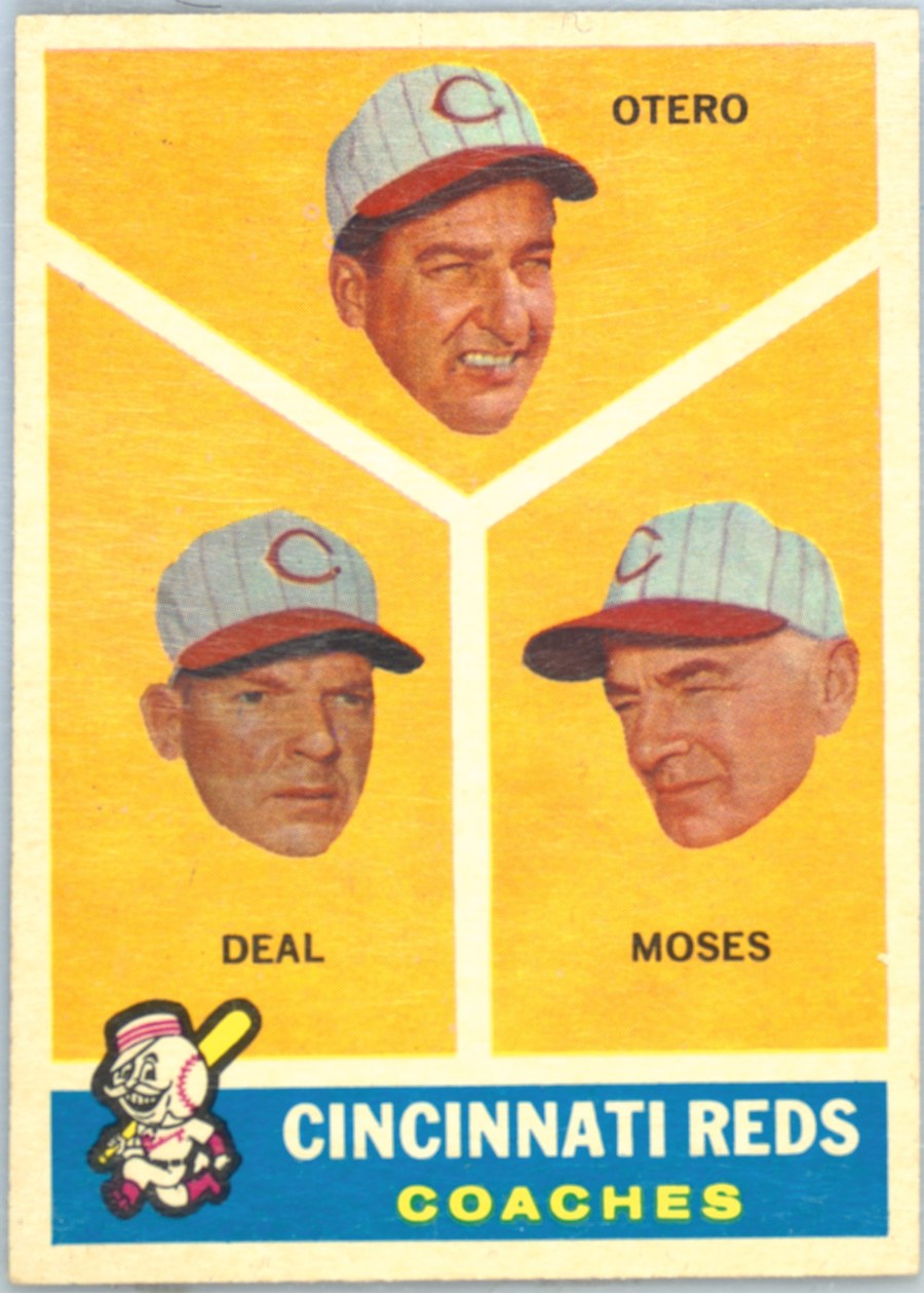 1960 Topps #459 Cincinnati Reds Coaches, Cincinnati Reds