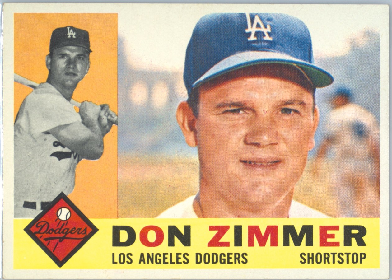1960 Topps #47 Don Zimmer, Los Angeles Dodgers