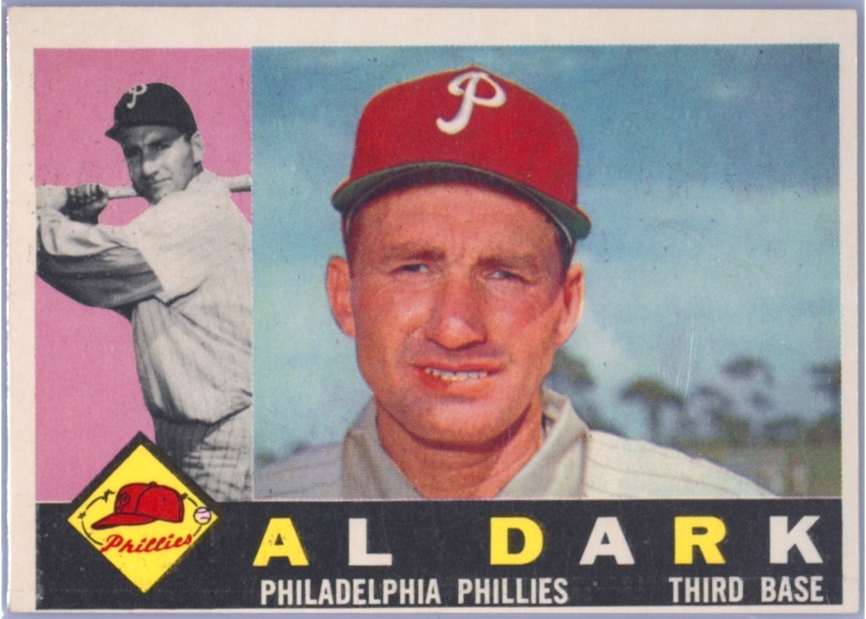 1960 Topps #472 Al Dark, Philadelphia Phillies