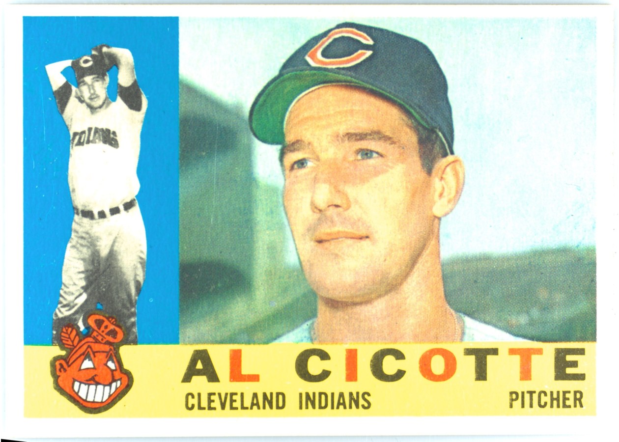 1960 Topps #473 Al Cicotte, Cleveland Indians