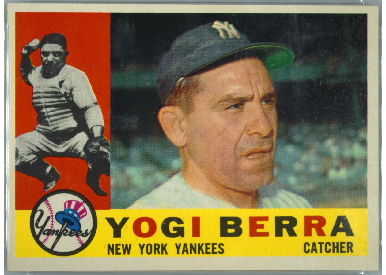 1960 Topps #480 Yogi Berra, New York Yankees