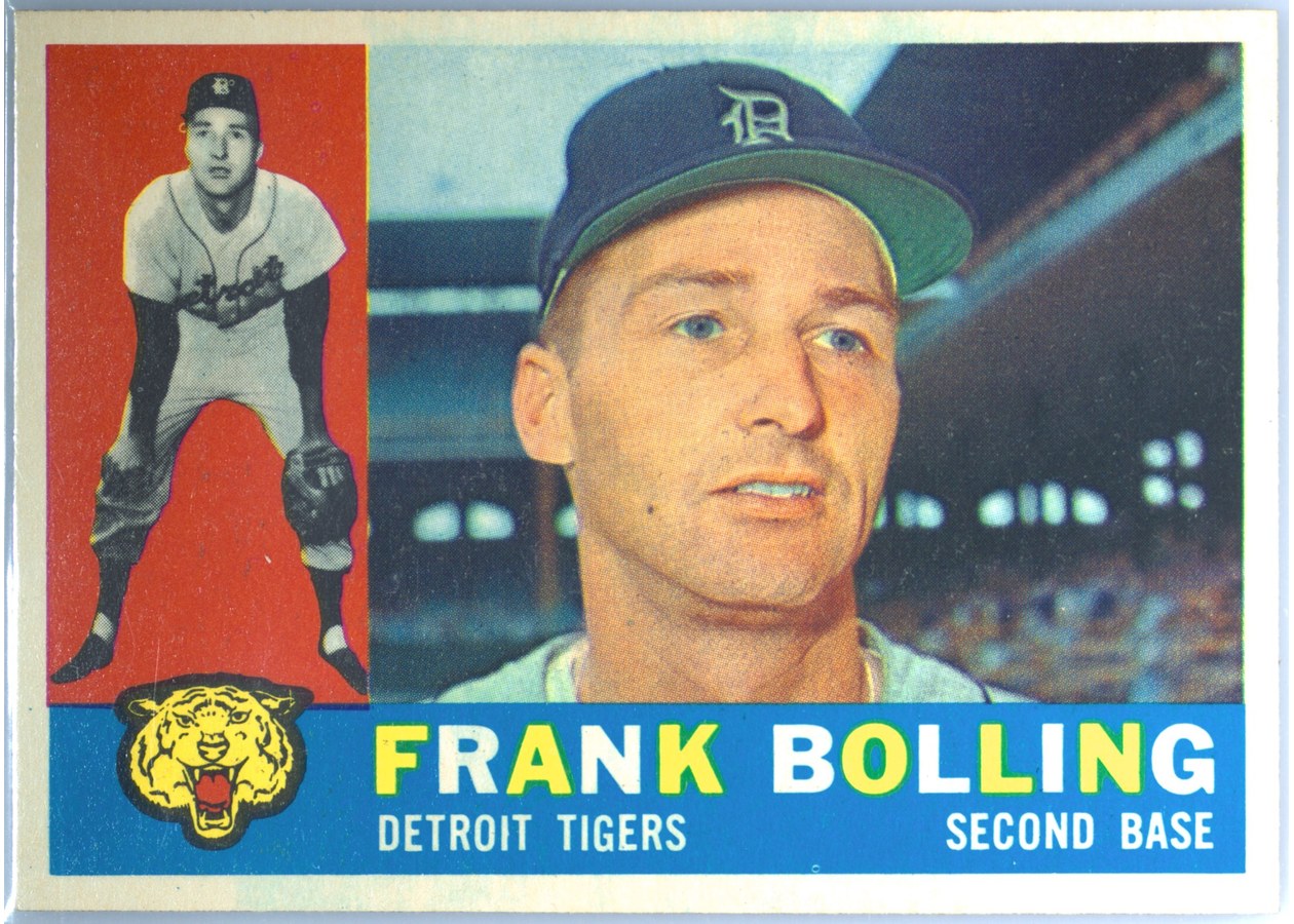 1960 Topps #482 Frank Bolling, Detroit Tigers