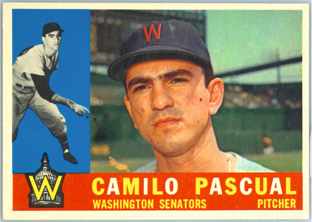 1960 Topps #483 Camilo Pascual, Washington Senators