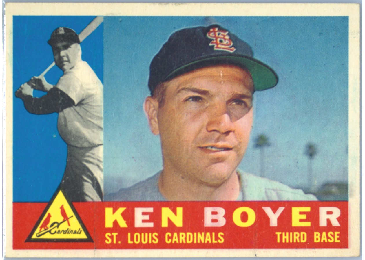 1960 Topps #485 Ken Boyer, St. Louis Cardinals