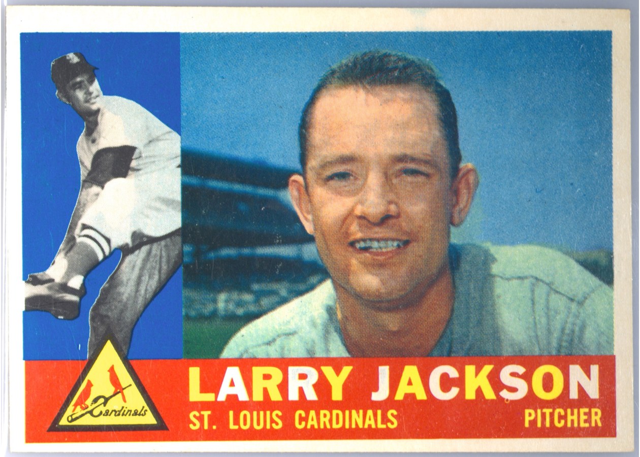 1960 Topps #492 Larry Jackson, St. Louis Cardinals