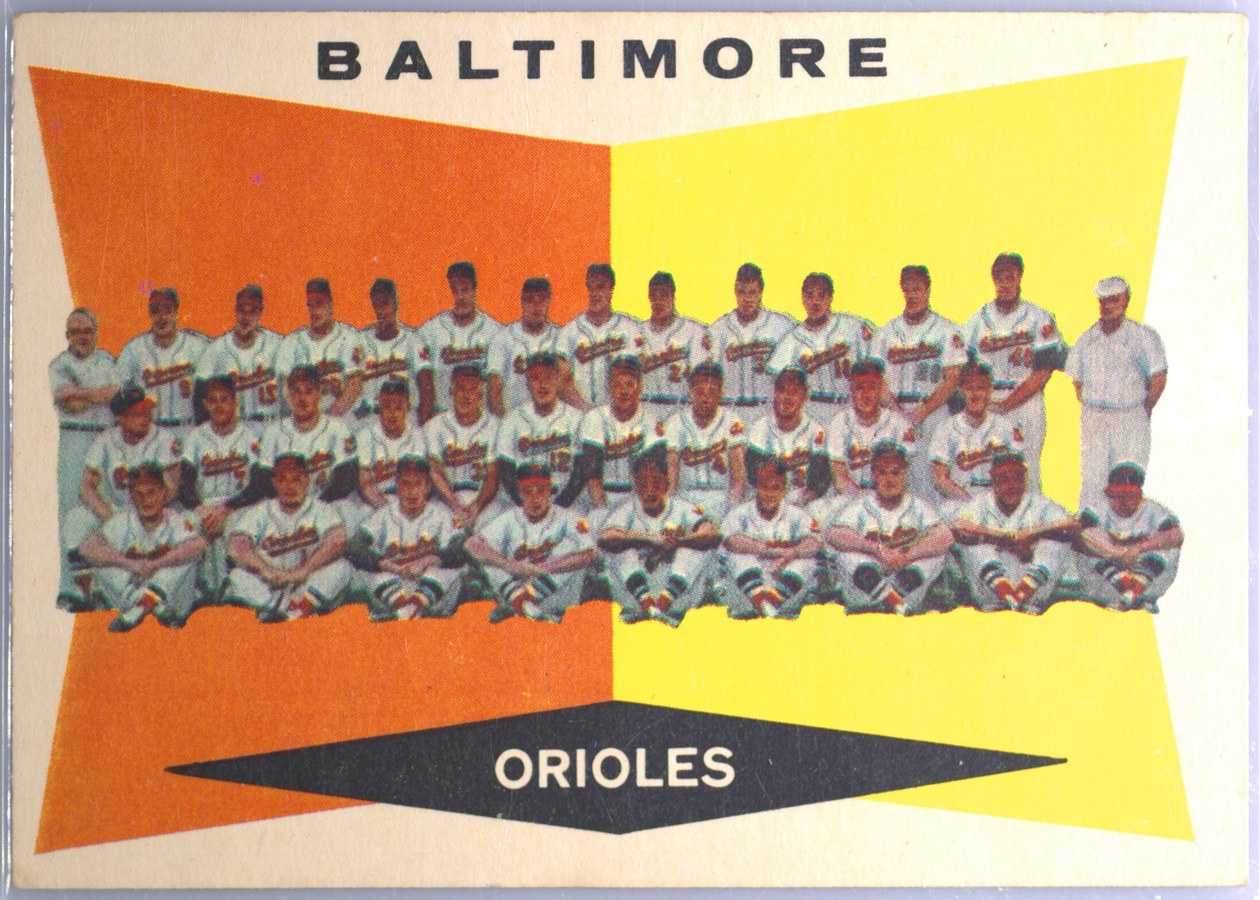 1960 Topps #494 Baltimore Orioles
