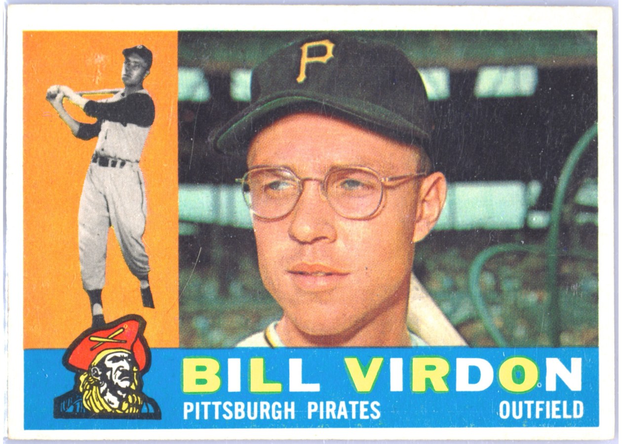 1960 Topps #496 Bill Virdon, Pittsburgh Pirates