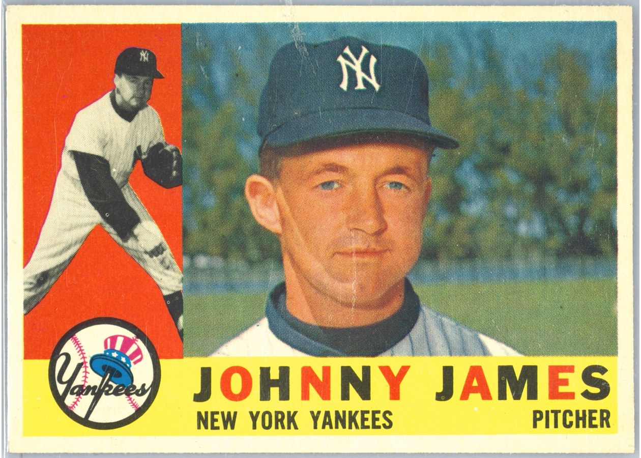1960 Topps #499 Johnny James, New York Yankees