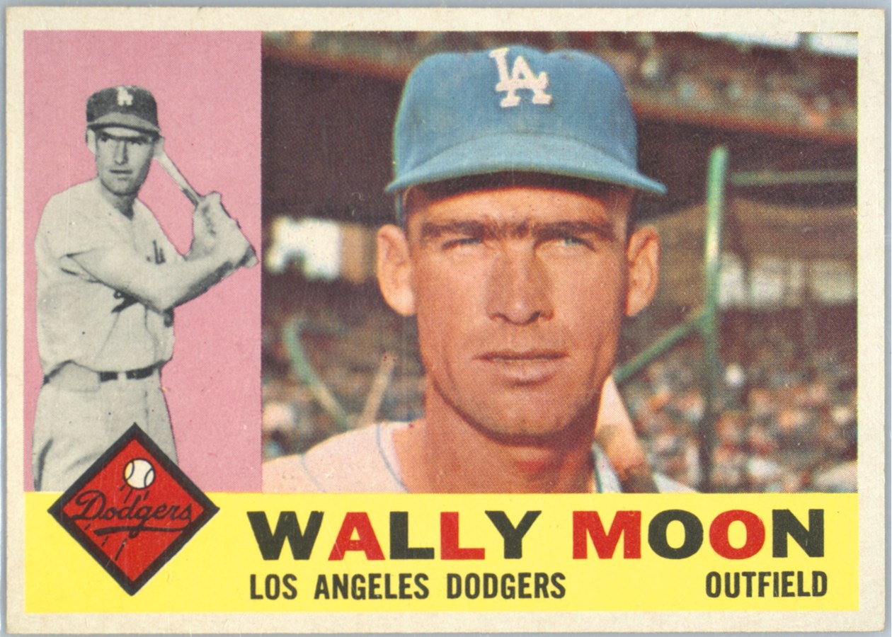 1960 Topps #5 Wally Moon, Los Angeles Dodgers