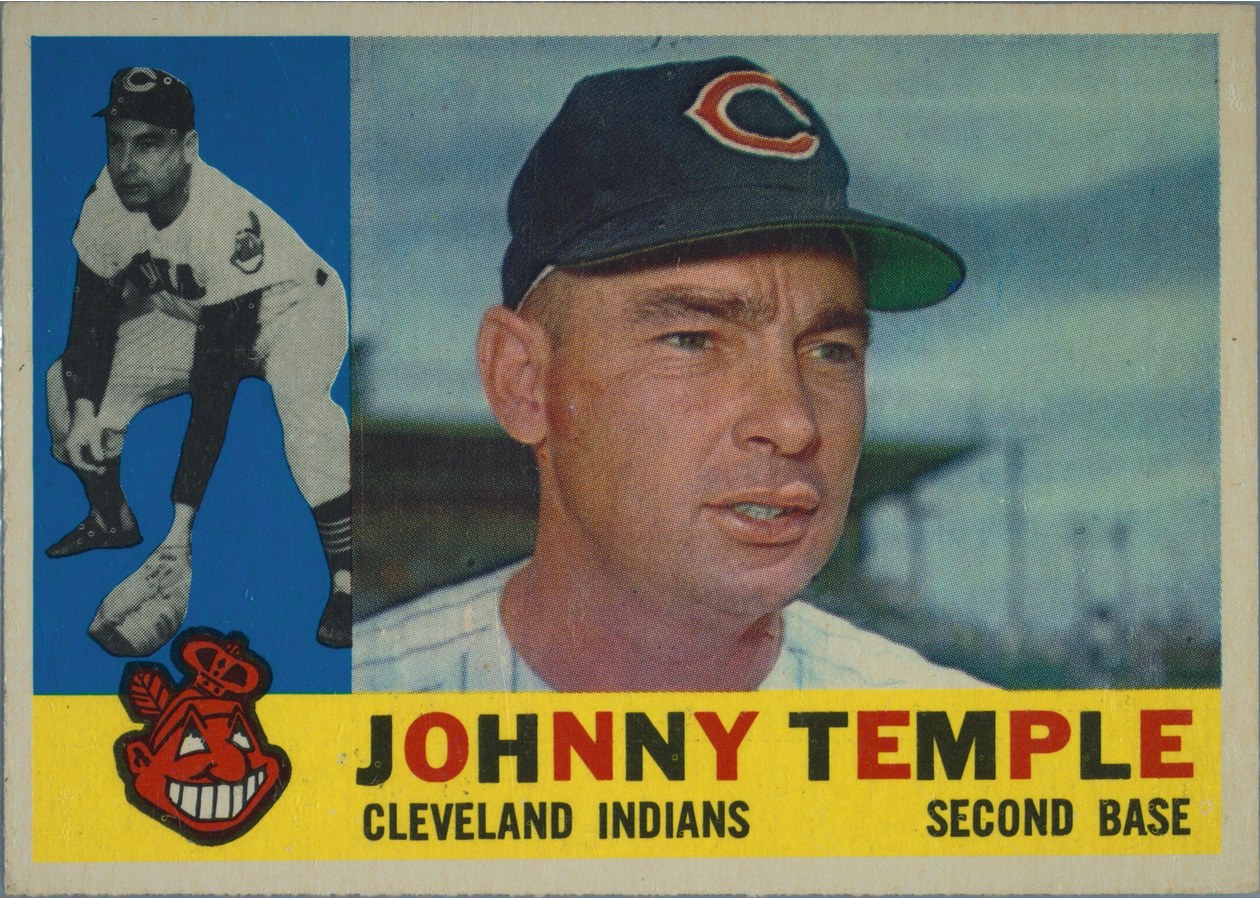 1960 Topps #500 Johnny Temple, Cleveland Indians