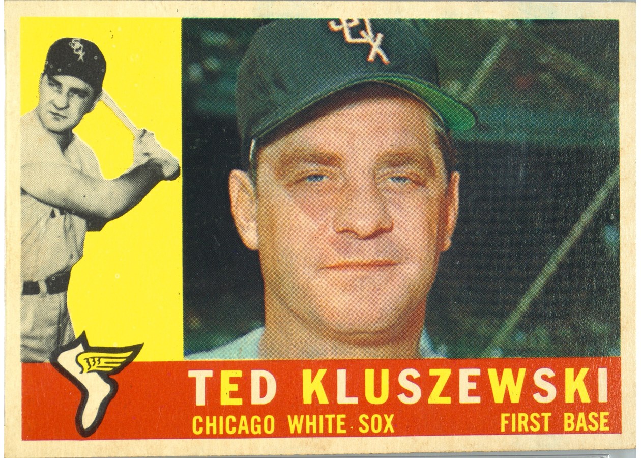 1960 Topps #505 Ted Kluszewski, Chicago White Sox