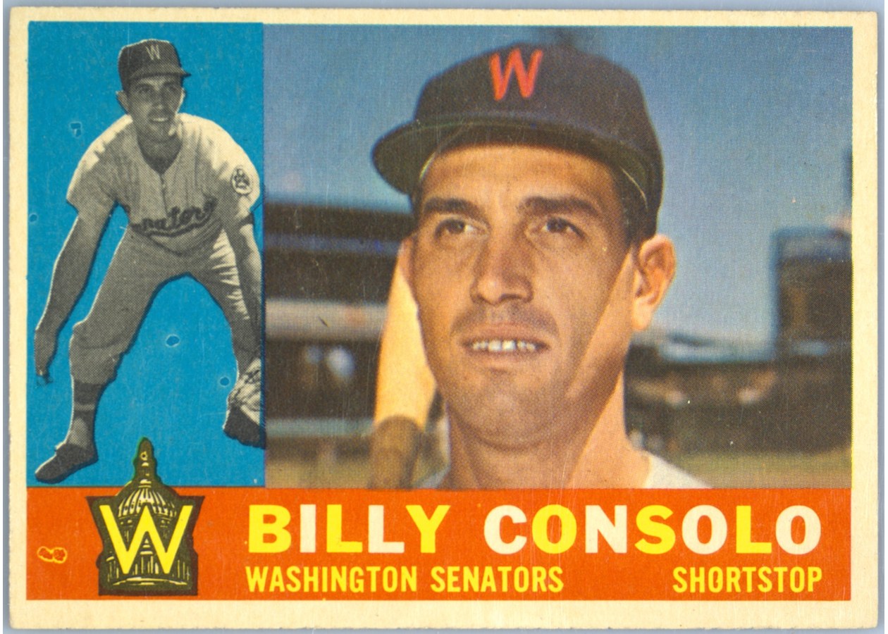 1960 Topps #508 Billy Consolo, Washington Senators