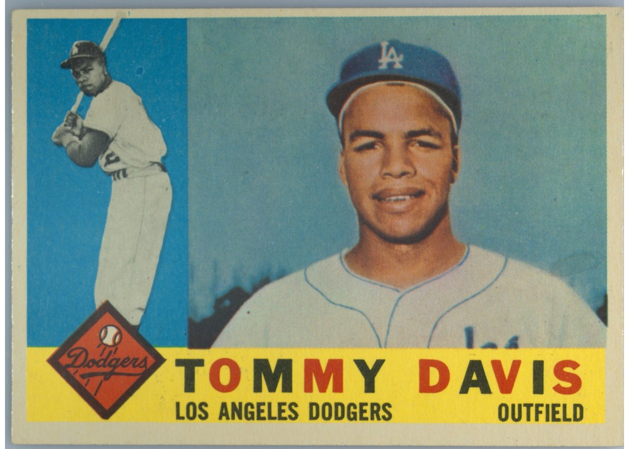 1960 Topps #509 Tommy Davis, Los Angeles Dodgers