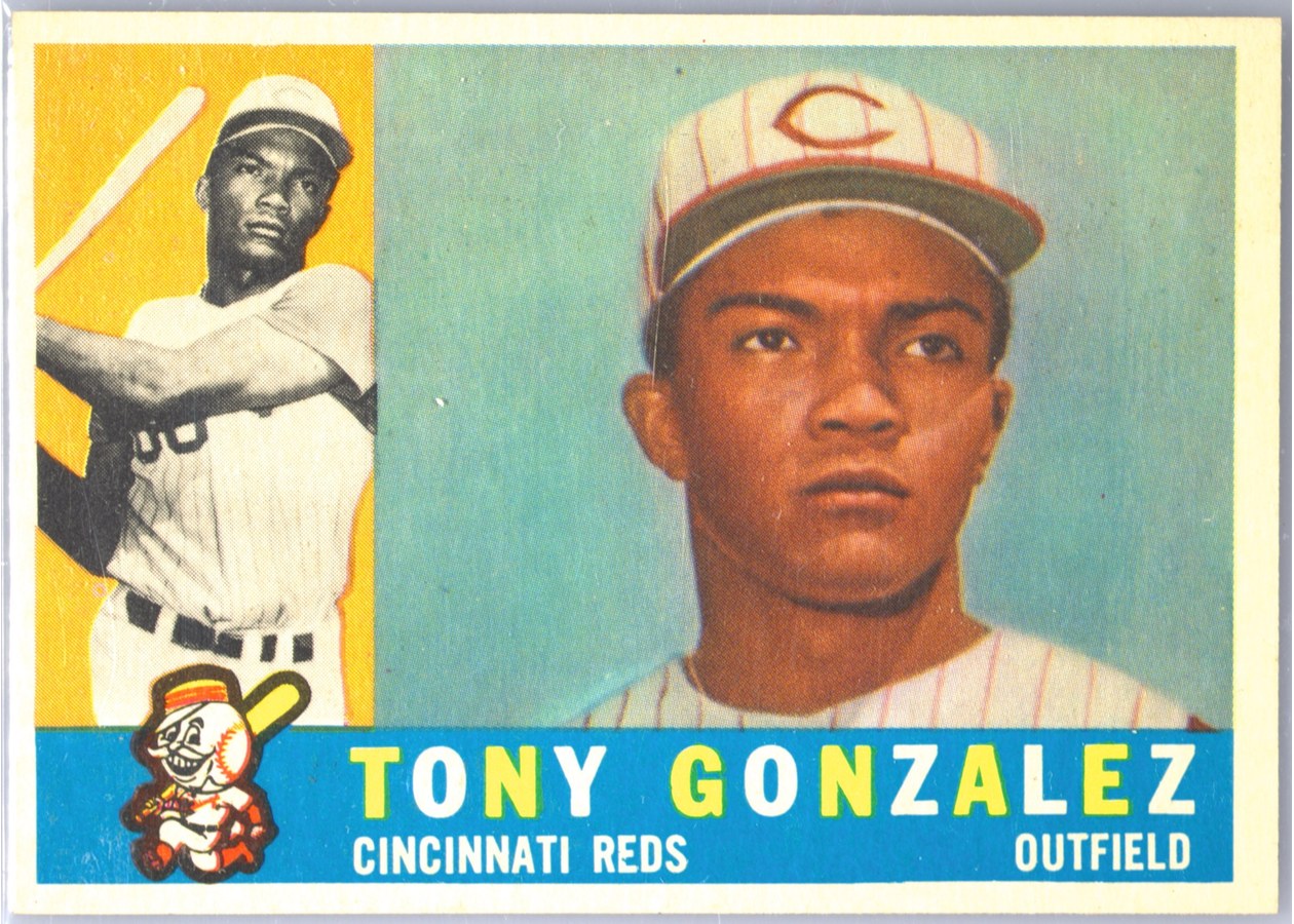 1960 Topps #518 Tony Gonzalez, Cincinnati Reds