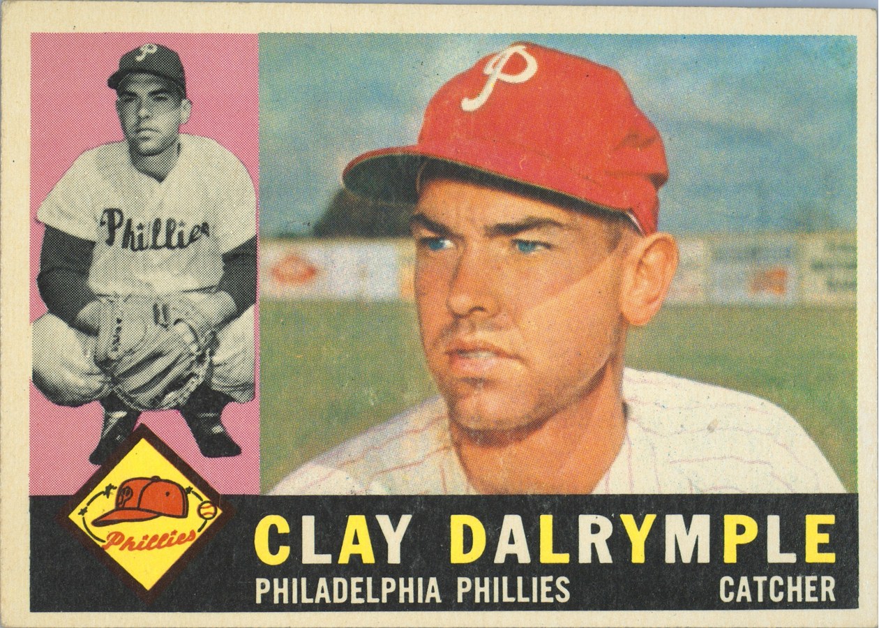 1960 Topps #523 Clay Dalrymple, Philadelphia Phillies