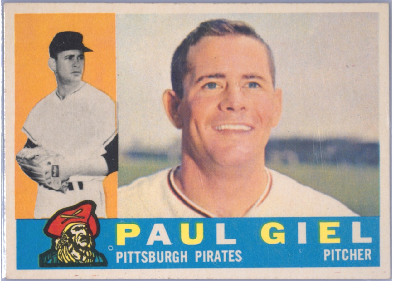 1960 Topps #526 Paul Giel, Pittsburgh Pirates