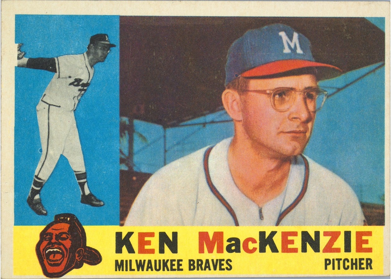 1960 Topps #534 Ken MacKenzie, Milwaukee Braves