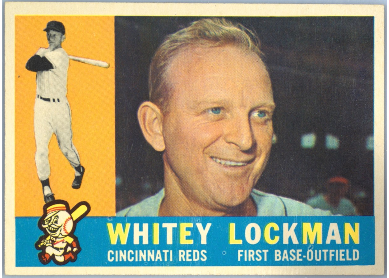 1960 Topps #535 Whitey Lockman, Cincinnati Reds