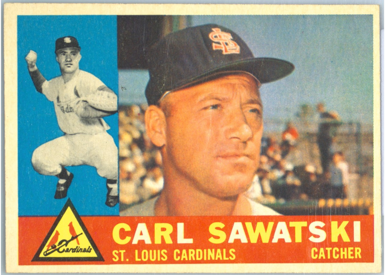 1960 Topps #545 Carl Sawatski, St. Louis Cardinals
