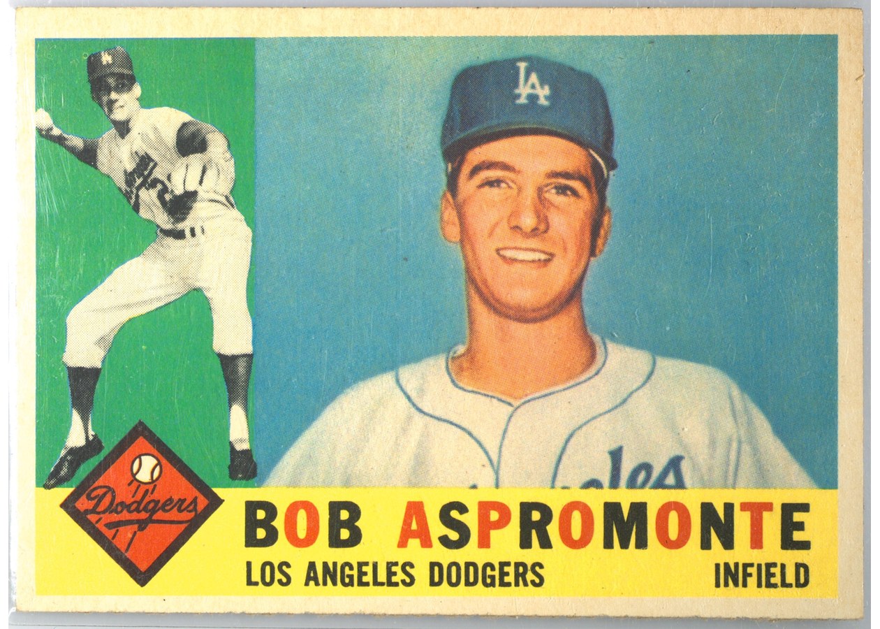 1960 Topps #547 Bob Aspromonte, Los Angeles Dodgers