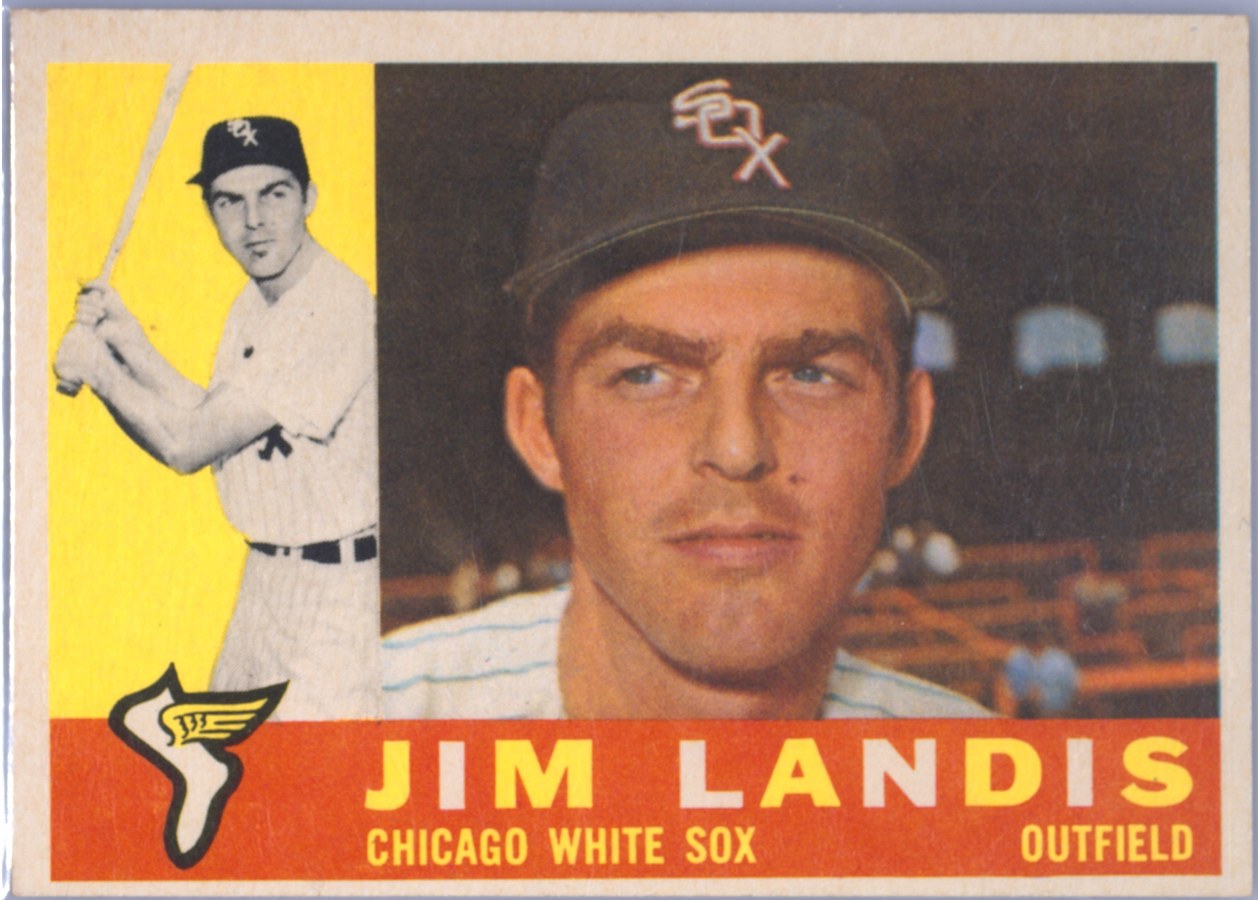 1960 Topps #550 Jim Landis, Chicago White Sox
