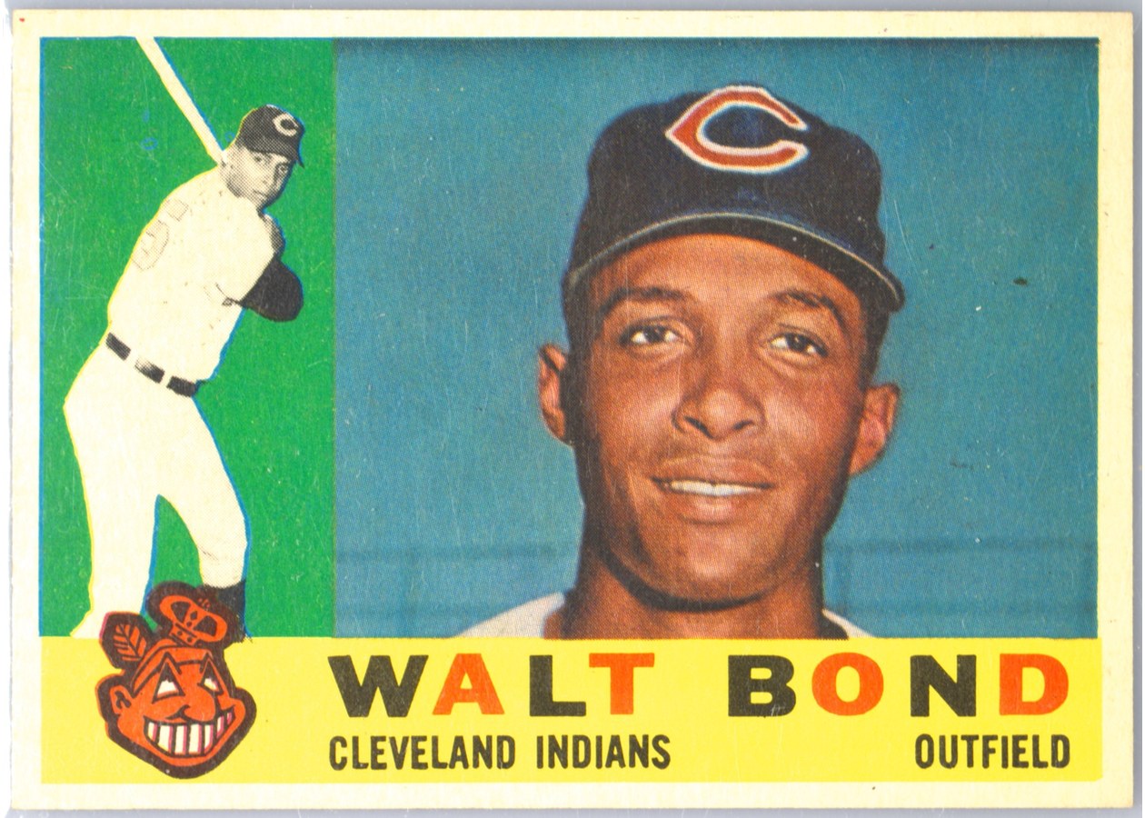 1960 Topps #552 Walt Bond, Cleveland Indians