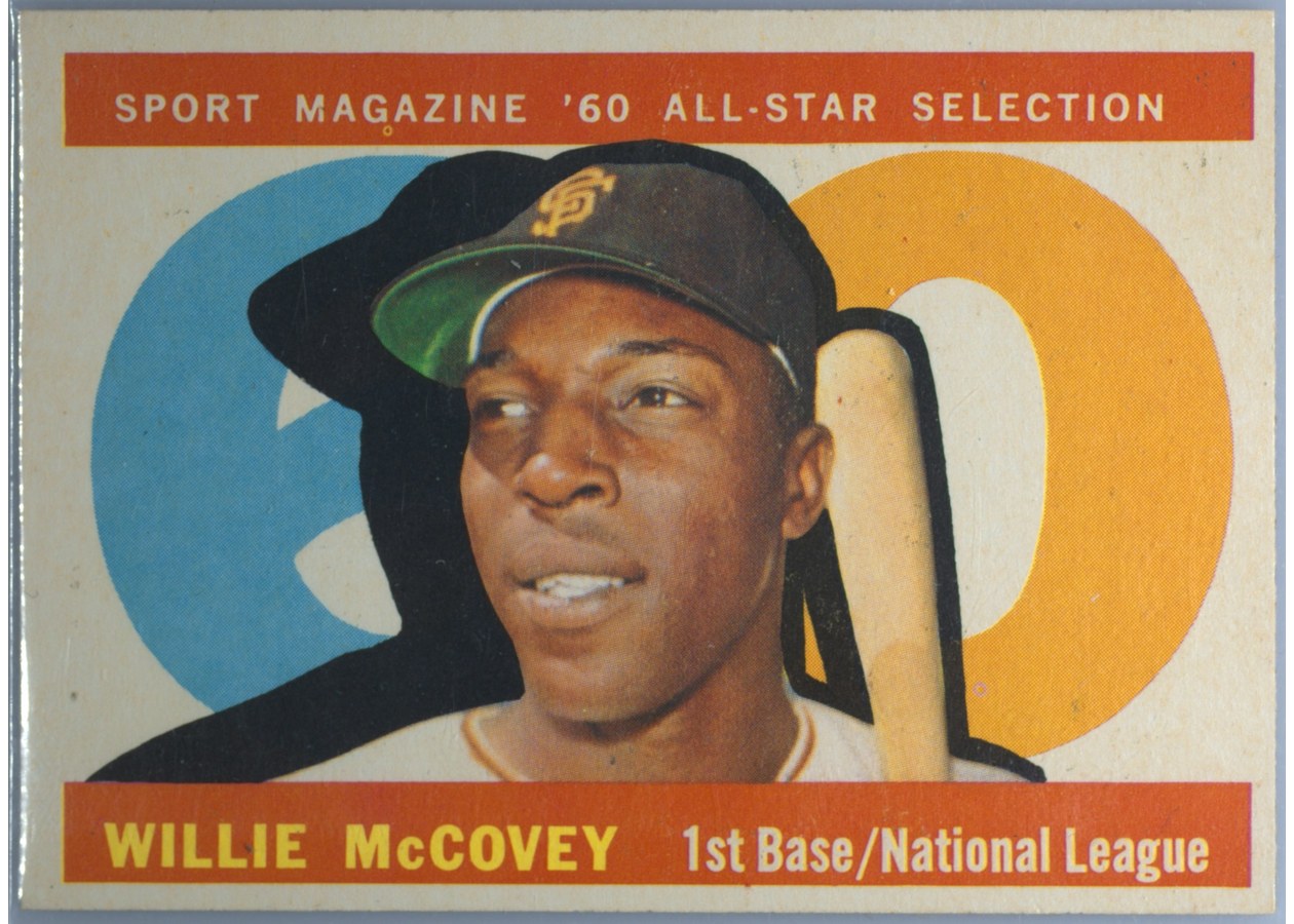 1960 Topps #554 Willie McCovey, San Francisco Giants