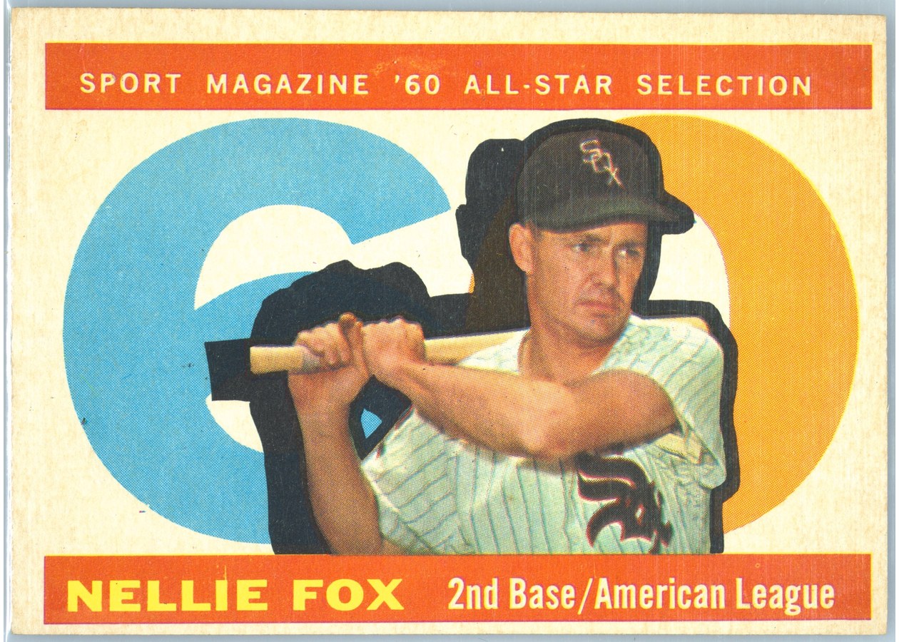 1960 Topps #555 Nellie Fox, Chicago White Sox